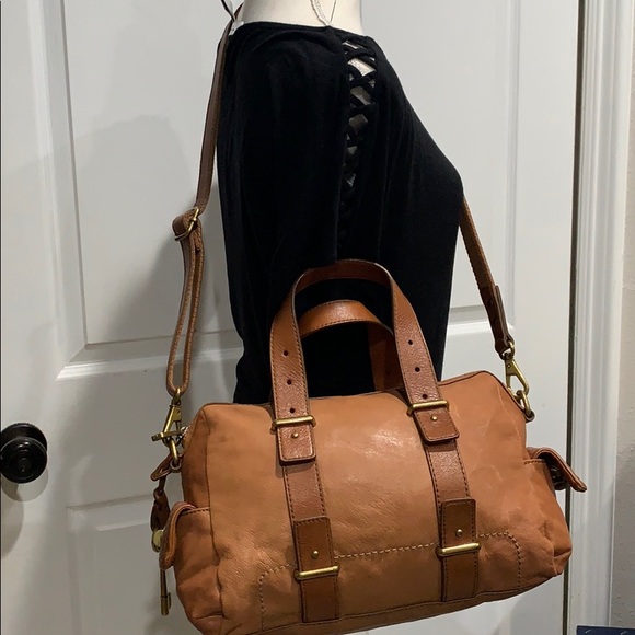 Fossil Mason Satchel Russet Brown - Picture 2 of 13